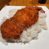 Chicken Katsu · Breaded boneless chicken, fried and served with katsu sauce.