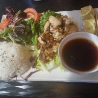 Chicken Teriyaki Bowl · Chicken breast, mushrooms and teriyaki sauce.