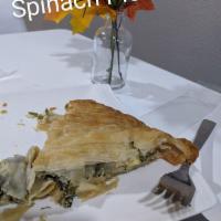 Spinach Pie · Greek pastry with spinach and feta cheese