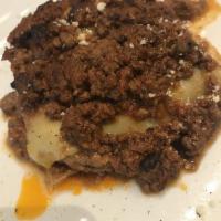 Lasagna · Classic Italian lasagna prepared with Angus beef Ragù 