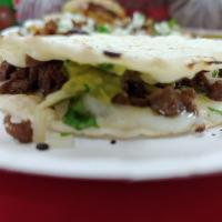 Mulitas · Cheese, Avocado, Choice toppings and Meats