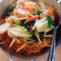 Shrimp Pan Fried Noodle · 