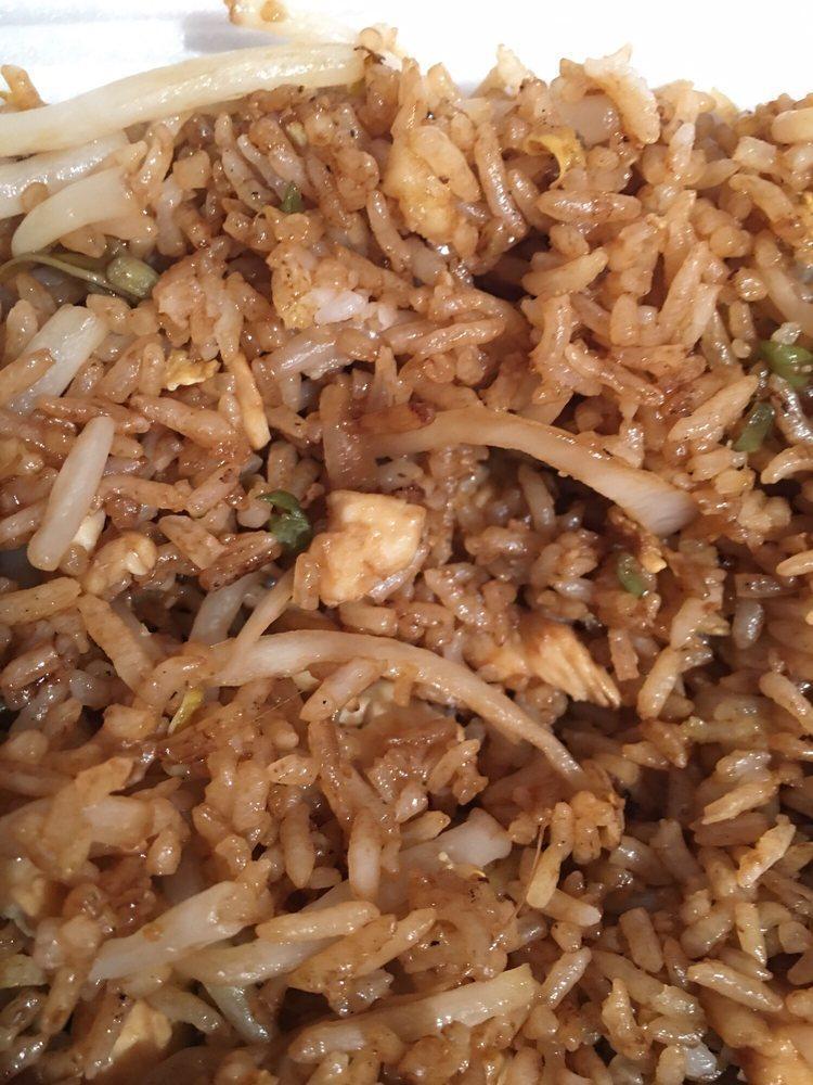 Chicken Fried Rice · Stir fried rice with chicken.