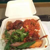 Soup Salad Kimchi Rice · 