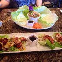 Thai Shrimp Lettuce Wraps · 
