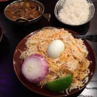 Goat Biryani · One of the prime biryani made of long grain basmati rice cooked with succulent pieces of goa...