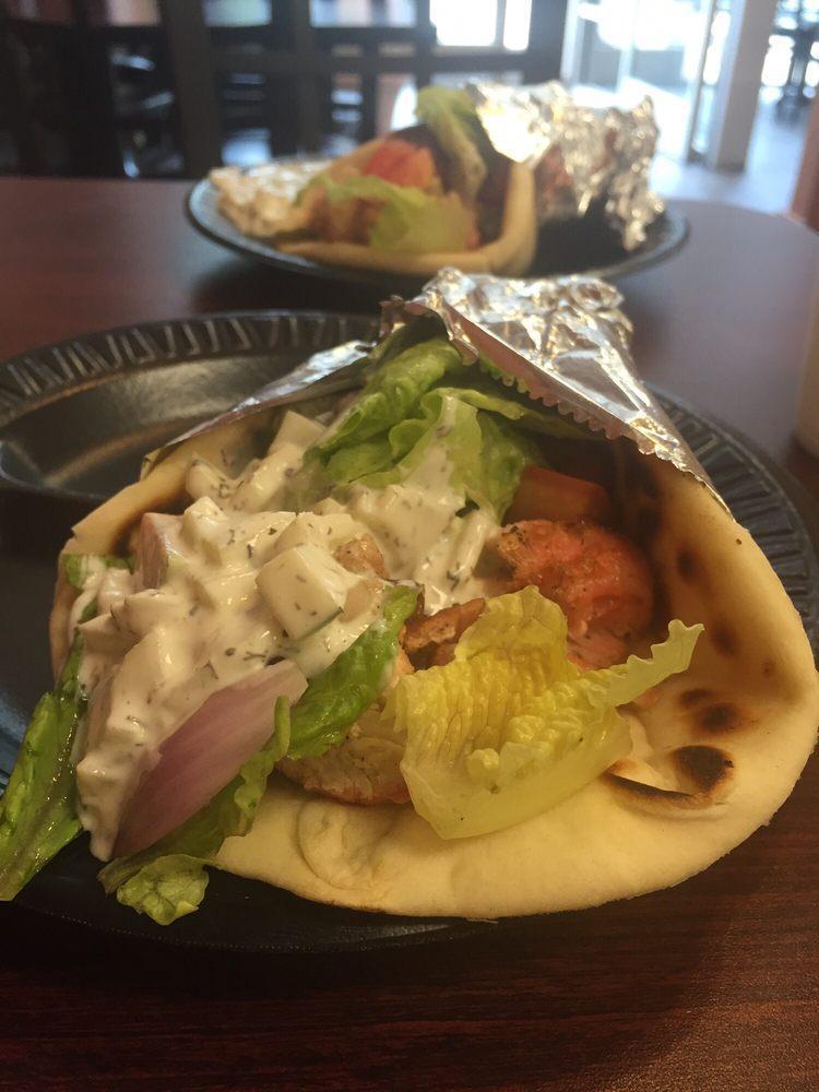 Beef & Lamb Gyro Wrap · Beef-and-lamb with lettuce, tomato, red onion & tzatziki.