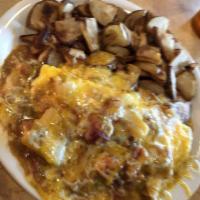 Green Chili Stew Omelette · 