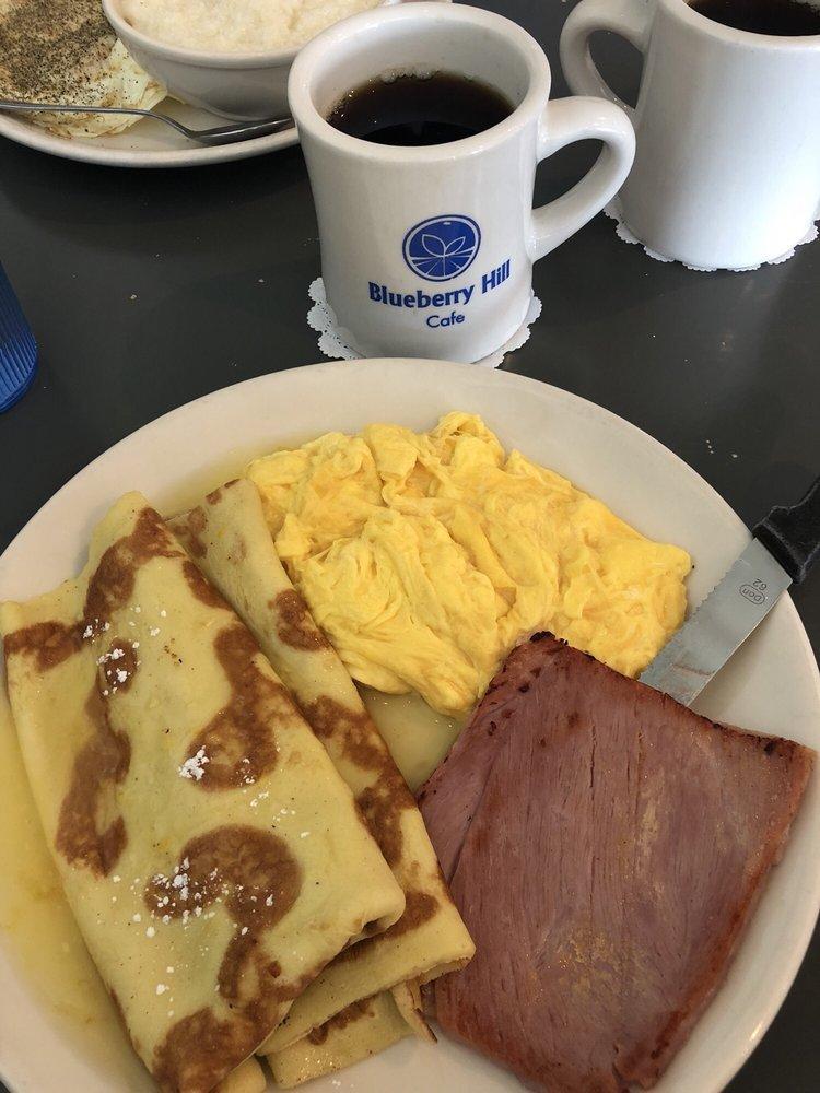 Blue Plate Special · You build it yourself! Start with 2 eggs (any style), add 1 breakfast meat and choice of any 1 item in the 1/2 order category. 