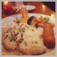Chicken Piccata · Lemon, wine, and capers.