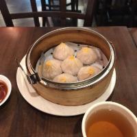Steamed Pork Bun with Crab Meat · 