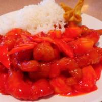 Sweet and Sour Chicken or Pork · 