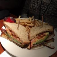 Chicken Avocado Club Sandwich · 