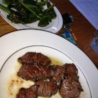 Hanger Steak with Garlic & Rosemary · 