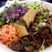 Grilled Beef Vermicelli Noodles · 