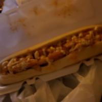 Sandwich Fat Elven · Chicken tenders, onion rings, mozzarella sticks, fries and honey mustard.