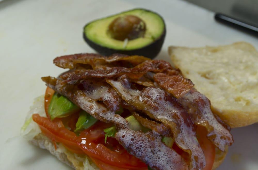 Super Avocado BLT Sandwicheez · Crispy bacon, avocado, Swiss cheese, lettuce, tomato and mayo. Add turkey for an additional charge.
