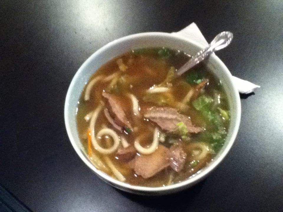 Beef Udon Noodle Soup · 