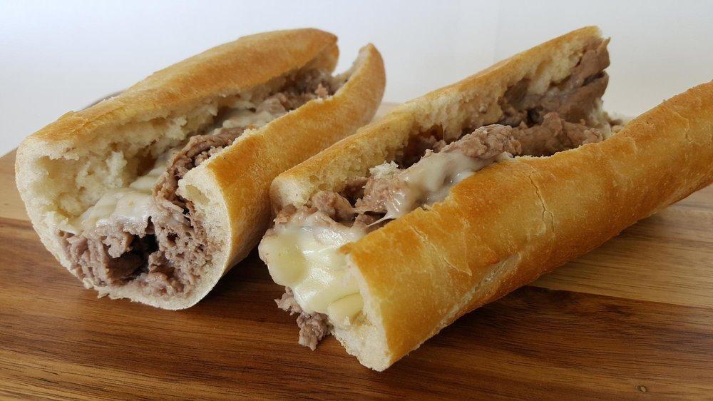 Cheesesteak · Thinly slice beef grilled with veggies of your choice (indicate below) and topped with Provolone cheese.  Alternate cheese options may be chosen below.