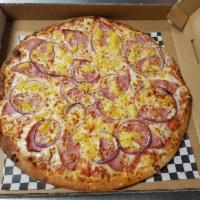 Hawaiian Pizza · Ham and pineapple