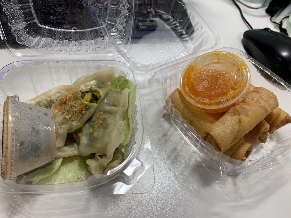Spring Roll · Vegetable, glass noodle with carrot sauce.
