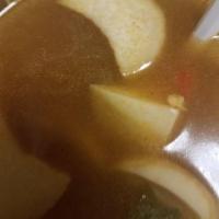 Tom Yum Soup · Chicken, shrimp, tofu or vegetable. Spicy lemongrass broth with mushroom, scallion and cilan...