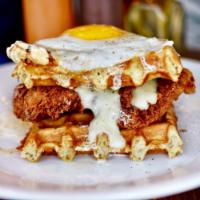 Chicken and Waffle Sammie · 