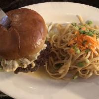 Green Chile Cheese Burger · 