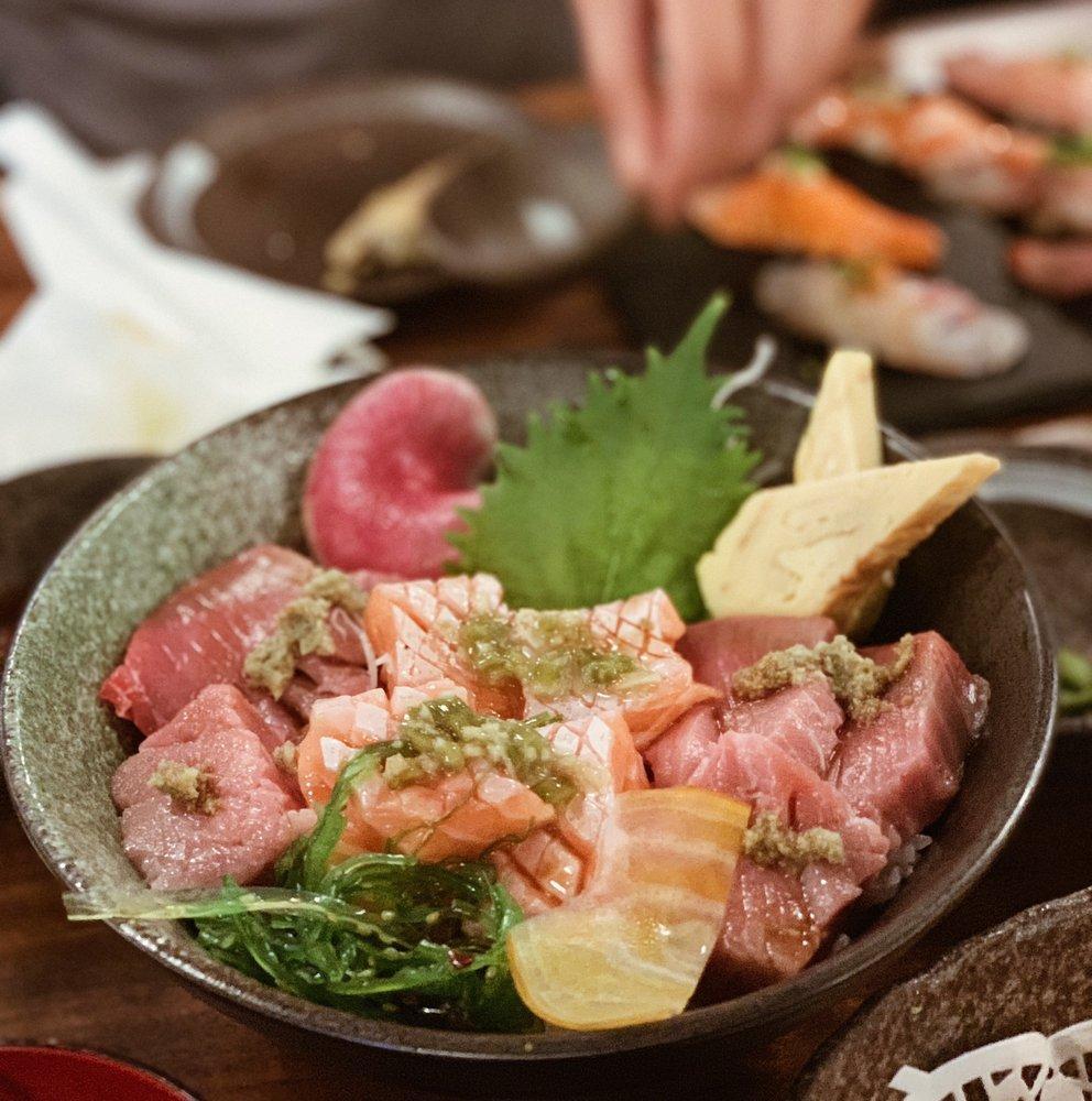 Deluxe Toro Bowl Sashimi Combo · 10 pieces. Salmon bellym hamachi belly, o-toro, white fish toro.
