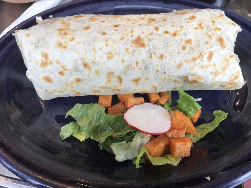 Carne Asada Burrito · Grilled steak with choice of beans, rice, pico de gallo, and tortilla or try it naked with lettuce. Comes with a single serving of papalote salsa and a few chips.