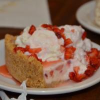 Strawberry Ice Box Pie · 