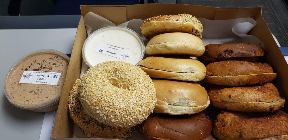 Dozen Bagels · Choose the types of bagel you would like. If you want multiples of a certain type, please specify the quantity of each in the special instructions. Cream cheese spread is not included.