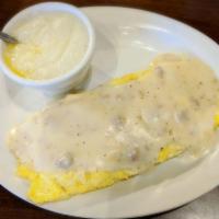Biscuit and Gravy Omelette · 