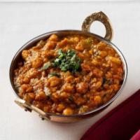 Chana Masala · Chickpeas in blend of Punjabi spices.