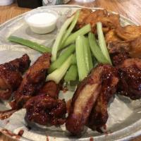 Raspberry Chipotle BBQ Wings · 
