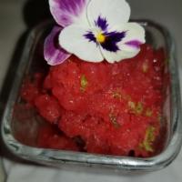 Strawberry Shaved Rice · 