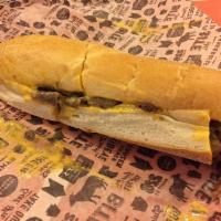 Cheez Whiz Philly Sandwich · 