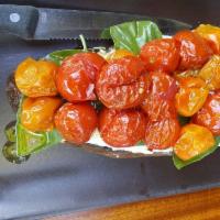 Roasted Cherry Tomatoes Toast · 