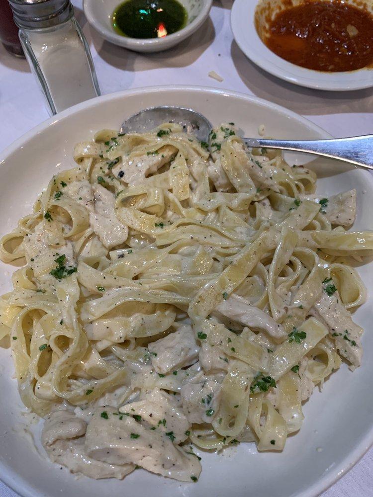 Fettuccine Alfredo · Fettuccine with a creamy alfredo sauce. Gluten-free option for an additional charge. 