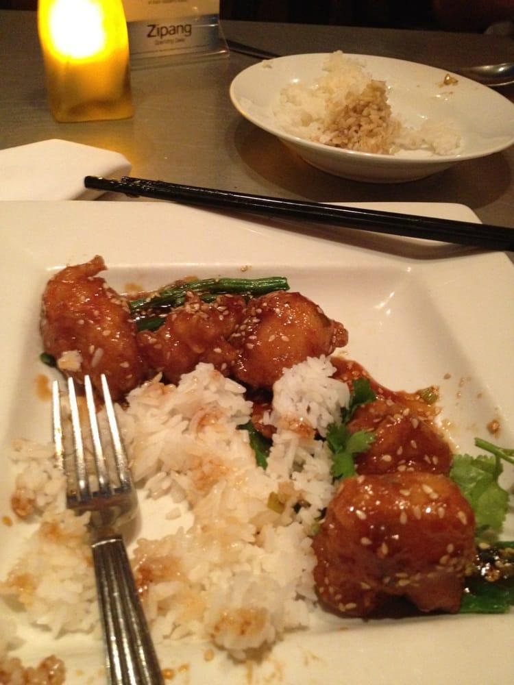 Sesame Chicken · White meat. Served with your choice of brown or white rice.