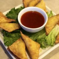 Crab Meat Cheese Wontons · 