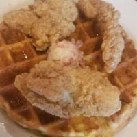 Chicken and Waffle Breakfast · 