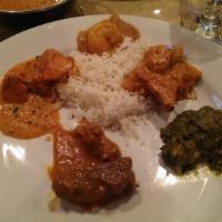 Chicken Tikka Masala · Boneless pieces of chicken tikka cooked in creamy butter sauce with fresh tomatoes and fragr...
