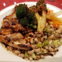 Big's Veggie Bowl · Vegan Dirty Rice with Smoked Mushrooms, Chorizo Style Cauliflower, Fried Broccoli, Black Eye...