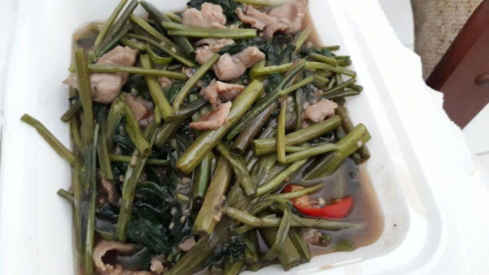 Garlic Beef Ong Choy · 