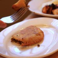Meat Pie · Filled with ground beef, onions, pine nuts, and spices. Contains soy, tree nuts.