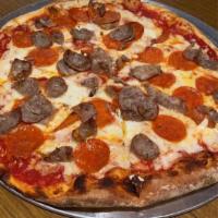 Pepperoni & Sausage Pizza · 