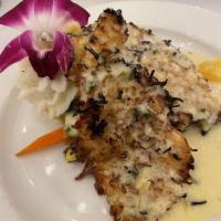 Almond Crusted Grouper · 