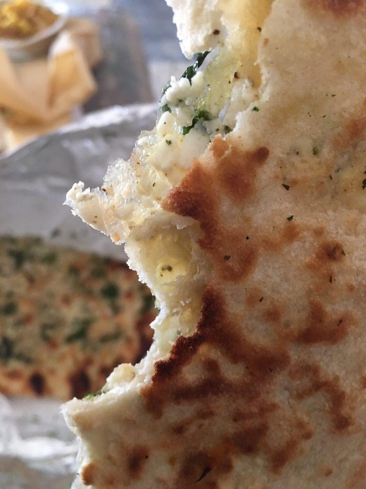 Kulcha · Naan stuffed with potatoes and spices. Contains gluten.