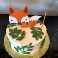 Woodland Fox Smash Cake · 